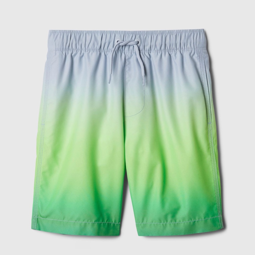 NWT Gap Kids Recycled Printed Swim Trunks. Size M (8)